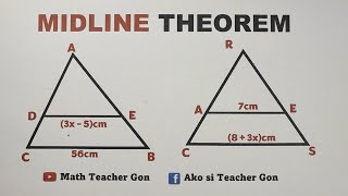Midline Theorem - Midsegment of a Triangle