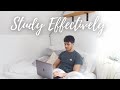 How To Study Effectively in 60 Seconds (Evidence Based Tips)