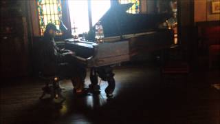 Jake Playing Another One Of His Songs On A Decker Concert Grand Piano