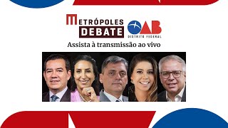 Debate OAB-DF: candidatos à presidência discutem propostas