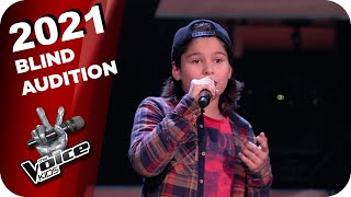 Wincent Weiss - Feuerwerk (Fabio) | The Voice Kids 2021 | Blind Auditions