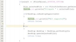 How to Select and Open a File Using Java JFileChooser (Simple)