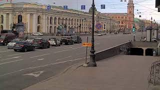 LIVE CAMERA Nevskiy avenue St. Petersburg Russia. Невский пр. Санкт-Петербург