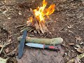 $20 Bushcraft Knife+ Wet Weather Fire Making