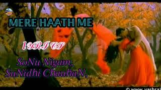 'Mere Haath me Tera Haath ho- full Video Song| Fanaa| Aamir Khan| Kajol| Sonu Nigam| Sunidhi Chauhan