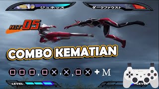 TUTORIAL Combo Ultraman NEXUS PS2 - Ultraman Nexus PS2