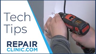 Zip Ties for Wall Wires - Tech Tips from Repair Clinic