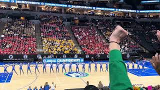 Edina Dance Team, state championship finals, high kick, Feb 2024, Emma Huff 9th grade