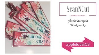 Hand Stamped Bookmarks (give away now closed)