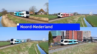 Arriva Wink's en GTW's in Noord-Nederland [4K]