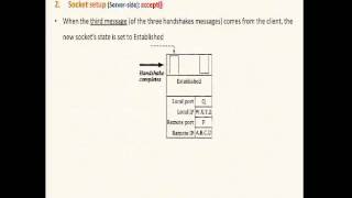 TCP Socket Data Structure
