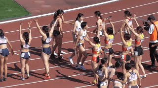 女子最終マイルリレー  山本亜美アンカー/藏重みう2走  決勝  女子4×400mR  関西インカレ陸上2024