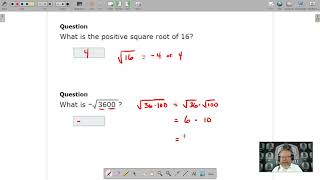 2 IXL A1.A.6 Square roots (7PZ)