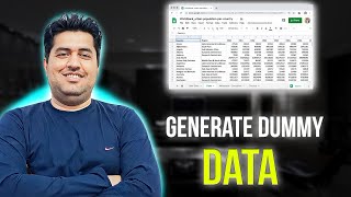 Generate Data in Excel | Create a Dummy Dataset for Practice in Excel
