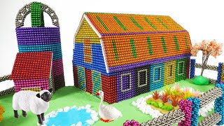 DIY - How To Build Miniature Farm With Magnetic Balls Satisfying 100% | Magnet Craft