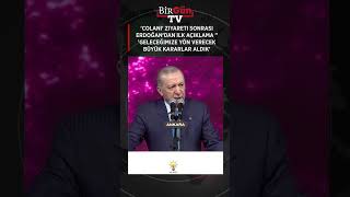 'Colani' ziyareti sonrası Erdoğan'dan ilk açıklama \