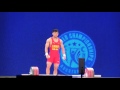 Lijun Chen first attempt at 145 kg in the snatch - 62-kg category