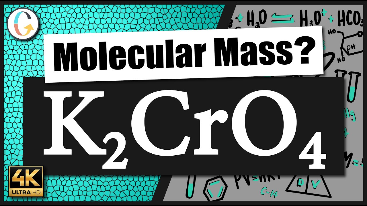 How To Find The Molecular Mass Of K2CrO4 (Potassium Chromate) - YouTube