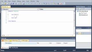 Visual Basic Tutorial - 4 - Hello World