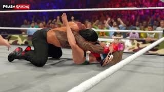 Roman Reigns VS Alexa Bliss | Triangle Choke Match || WWE 2K23