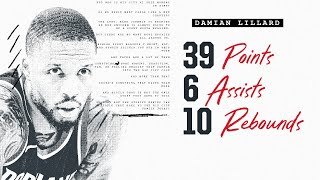Damian Lillard Highlights (39 points) | Portland Trail Blazers | Feb. 14, 2023
