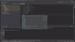 Python Turtle animation (basic shapes- Circle, Square, Rectangle, Rhombus, Triangle)