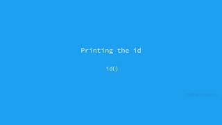 Id Function in Python | Learn Python in Tamil | Mothertong Tamil
