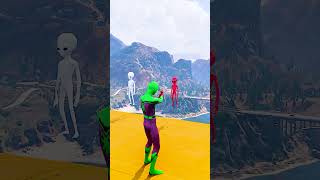 GTA 5 Epic Water Ragdolls | Spider-Man Jumps / Fails ep.758 #shorts