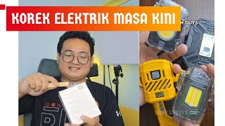 Review Korek Elektrik Plasma terdapat  Lampu Emergency Mini Juga