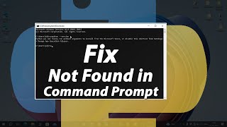 How To Fix Java and Python not found in CMD | Fix not recognized as internal or external command