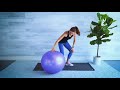 stability ball workout for beginners u0026 seniors fun exercises for full body toning