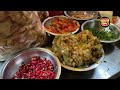 hard working indore lady making and selling delicious chat in evening times indian street food