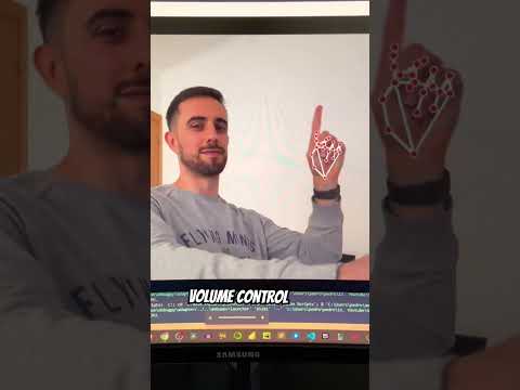 Volume control with hand recognition #python #pythonforbegineers #pythontutorialsforbeginners #opencv