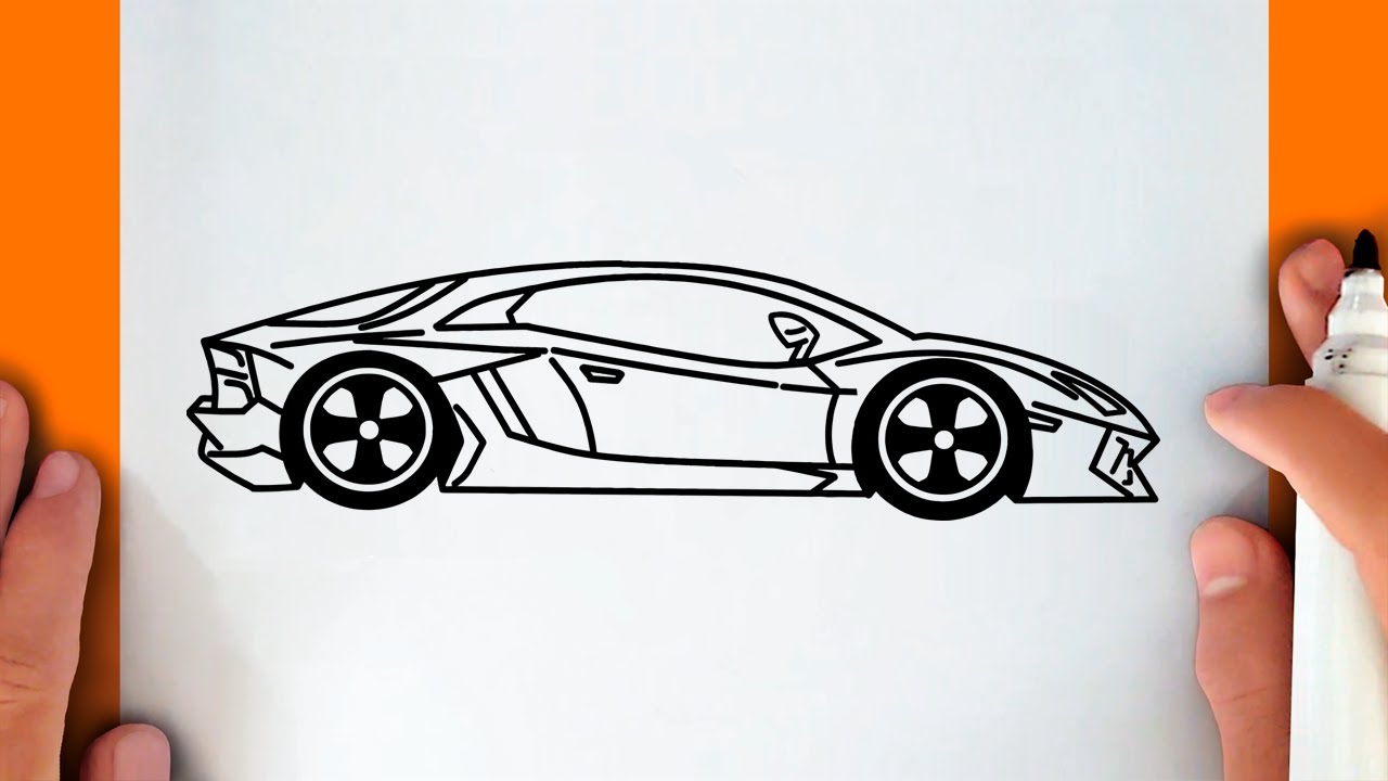 HOW TO DRAW A LAMBORGHINI - YouTube