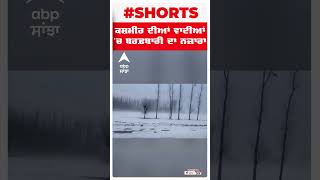 Kashmir ਦੀਆਂ ਵਾਦੀਆਂ 'ਚ ਬਰਫ਼ਬਾਰੀ ਦਾ ਨਜ਼ਾਰਾ