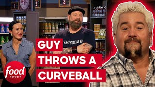 Guy Throws A Curveball By Making Contestants Swap Ingredients! | Guy's Grocery Games