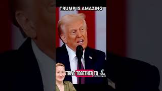 TRUMP THANKS BLACK \u0026 HISPANIC COMMUNITIES IN MLK SPEECH! #reaction #trumpspeech #mlk #legend #shorts