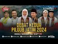 LIVE - Debat Publik Kedua Pilgub Jawa Timur 2024: Adu Visi Luluk, Khofifah, dan Risma!