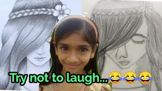I tried to recreate Farjana drawing Academy | Recreation gone wrong || Recreation Funny video || art