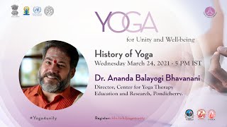 14 - History of Yoga by  Dr Ananda Balayogi