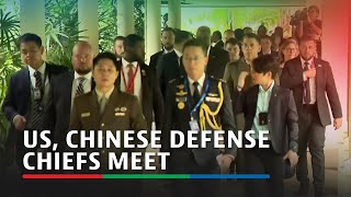 US, Chinese defense chiefs meet in Singapore | ABS-CBN News