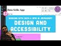2.7 Project Wrap-up: Accessibility and Design - Working with Data and APIs in JavaScript