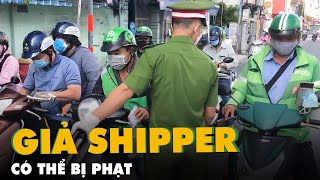 Người mặc áo shipper giao hàng nhưng không làm trong lĩnh vực này có thể bị phạt