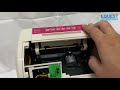 how to set punch in out rj2200 rj3300 ronald jack punch card machine