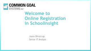 School Insight Online Registration 2018
