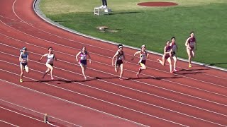 【2019青森県春季陸上】 女子100m決勝