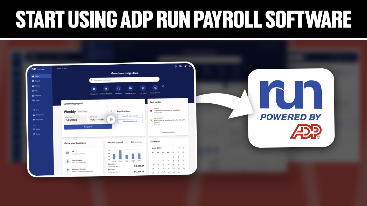 How To Start Using ADP Run Payroll Software 2024! (Full Tutorial) - YouTube