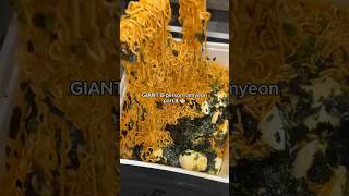 GIANT 8-PERSON RAMYEON?! 😋✨ #ramyeon #ramen #instantnoodles #ramyun #jumbo #asmr #food