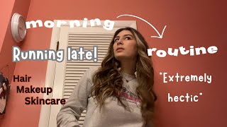 my VERY HECTIC morning routine!! ❄️🥶☃️ *winter routine* *VERY HECTIC*