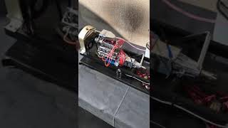 1/4 Scale V8 Supercharged Running Nitro engine